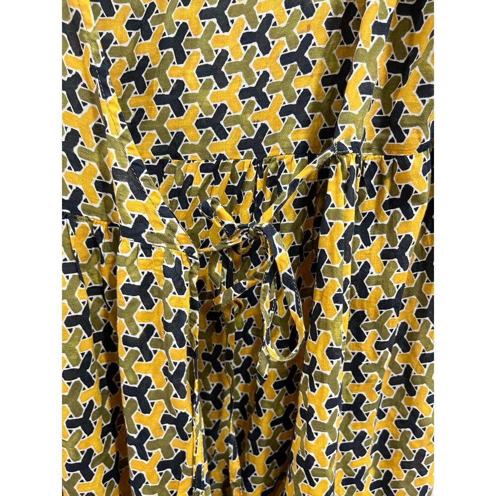 Banana Republic x White Lotus Cotton Wrap Maxi Dress Resort XL - Picture 8 of 11
